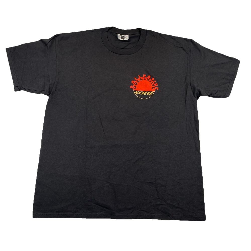 Collective Soul Band‎ Tour Concert T-Shirt Black Hints Allegations Vintage XL
